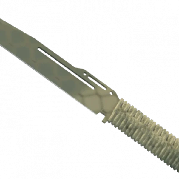 ★ Paracord Knife | Safari Mesh (Minimal Wear)