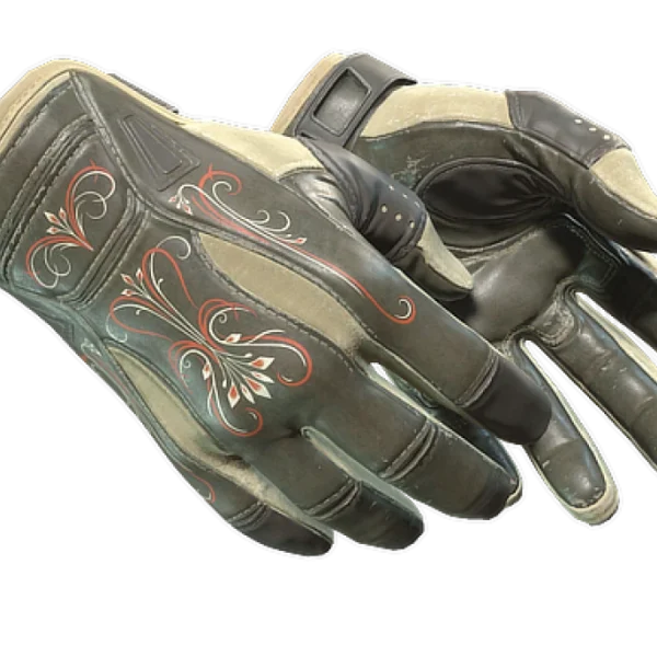 ★ Sport Gloves | Creme Pinstripe (Well-Worn)