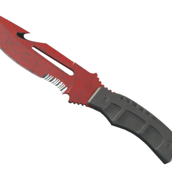 ★ Survival Knife | Crimson Web (Well-Worn)